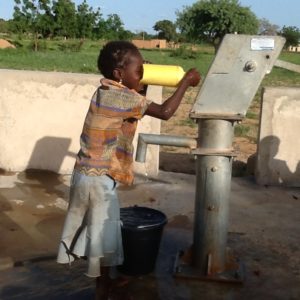 Noatenga child drinking