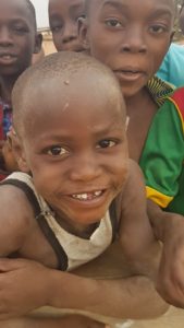 happy people with clean water