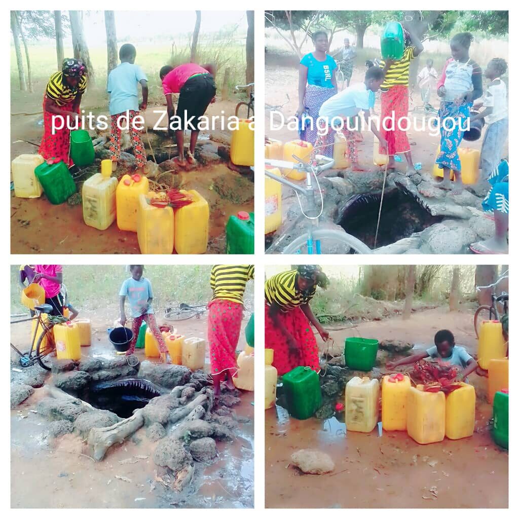 a village helped with clean water